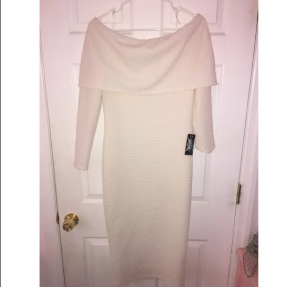 White Brand New Cocktail Or Wedding Dress